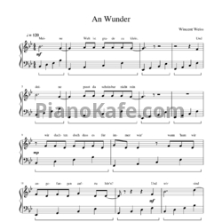 Ноты Wincent Weiss - An wunder