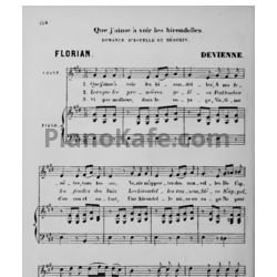 Ноты Франсуа Девьен - Florian - предпросмотр