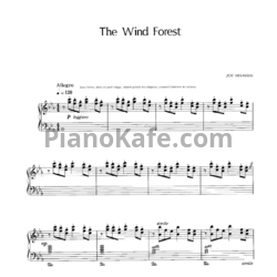 Ноты Joe Hisaishi - The wind forest - предпросмотр