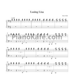 Ноты Ben Folds - Losing Lisa - предпросмотр