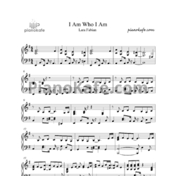 Ноты Lara Fabian - I Am Who I Am - предпросмотр
