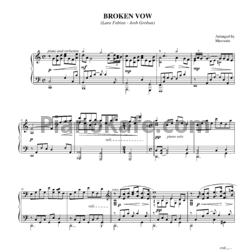 Ноты Lara Fabian - Broken vow - предпросмотр