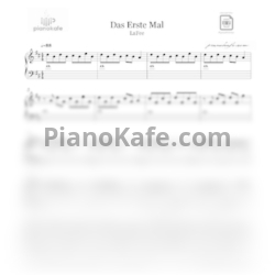 Ноты Lafee - Das erste mal (Версия 2) - предпросмотр