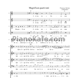 Ноты Ф. Сориано - Magnificat quarti toni - предпросмотр