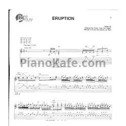 Ноты Van Halen - Eruption - предпросмотр