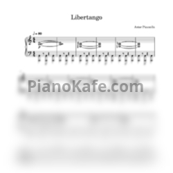Ноты Astor Piazzolla - Libertango (Версия 3) - предпросмотр