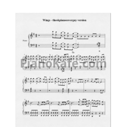 Ноты Little Mix - Wings - предпросмотр