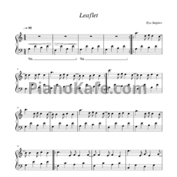 Ноты Ilya Snigirev - Leaflet - предпросмотр