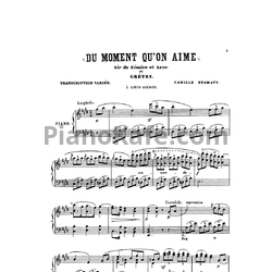 Ноты Камиль Стамати - Du moment qu'on aime - предпросмотр