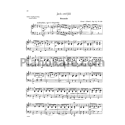 Ноты Henri Alberti - Jack and Jill (Op. 24, №20) для фортепиано в 4 руки