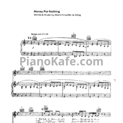 Ноты Dire Straits - Money for nothing