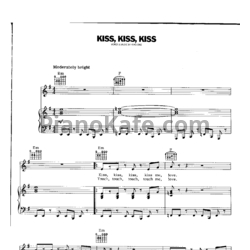 Ноты John Lennon - Kiss kiss kiss