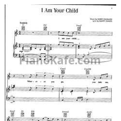Ноты Barry Manilow - I am your child