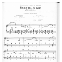 Ноты Frank Sinatra - Singin in the rain - предпросмотр