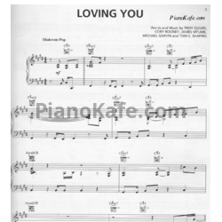 Ноты Jennifer Lopez - Loving you - предпросмотр