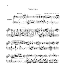 Ноты Людвиг Шитте - 6 Moderne Sonatinen (Op. 76) - предпросмотр