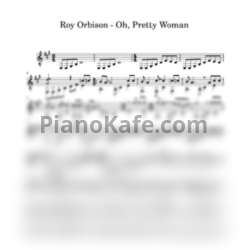Ноты Roy Orbison - Oh, Pretty Woman - предпросмотр