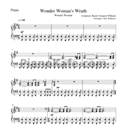 Ноты Rupert Gregson-Williams - Wonder woman's wrath