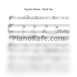 Ноты Natasha Blume - Black sea