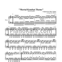 Ноты Oliver Adams - Mortal Kombat theme