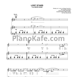 Ноты Maroon 5 - Lost stars - предпросмотр