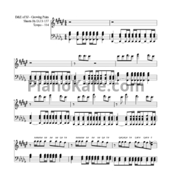 Ноты Super Junior D&E - Growing pains - предпросмотр