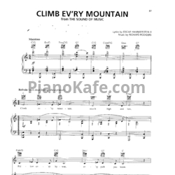Ноты Richard Rodgers - Climb ev'ry mountain - предпросмотр