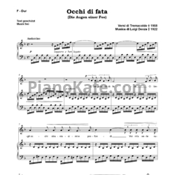 Ноты Муслим Магомаев - Occhi Di Fata - предпросмотр