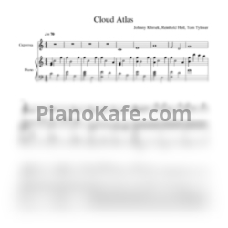 Ноты Johnny Klimek, Reinhold Heil, Tom Tykwer - Cloud atlas theme - предпросмотр