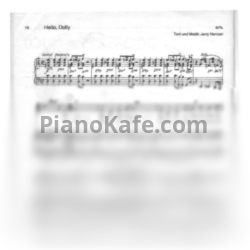 Ноты Louis Armstrong - Hello, Dolly! - предпросмотр