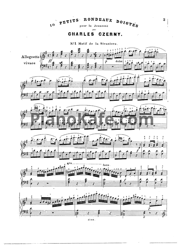 Ноты Карл Черни - 10 маленьких рондо (Op. 316) - PianoKafe.com