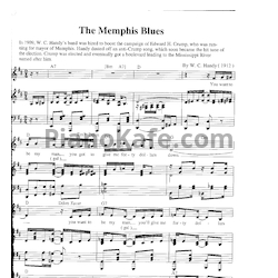 Ноты W. C. Handy - The memphis blues - предпросмотр