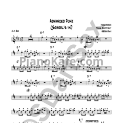 Ноты Maceo Parker - Advanced funk (School's in) - предпросмотр
