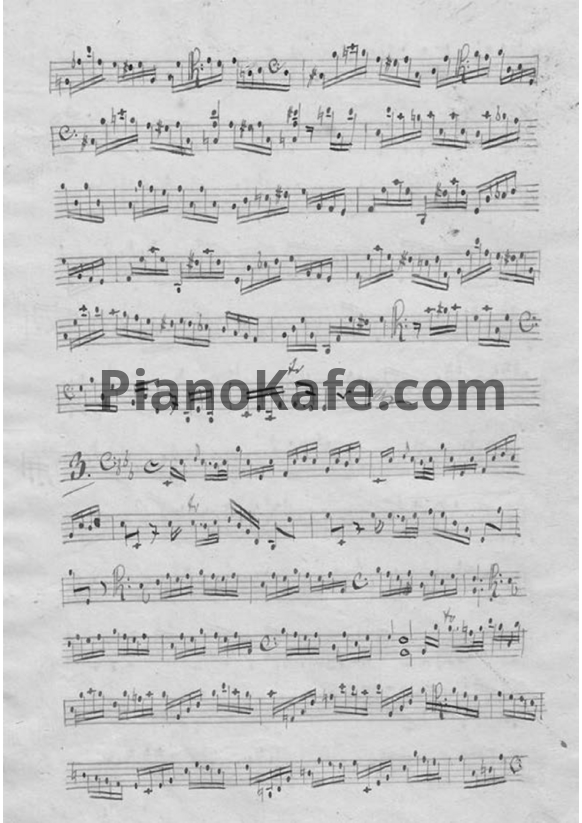 Ноты Иосиф Абако - Каприччио №3 для виолончели соло ми-бемоль мажор - PianoKafe.com