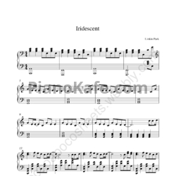 Ноты Linkin Park - Iridescent - предпросмотр