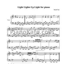 Ноты Yoshihisa Hirano and Hideki Taniuchi - Light lights up light - предпросмотр