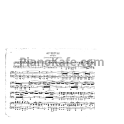 Ноты Фридрих фон Флотов - Увертюра из оперы "Алессандро Страделла" для фортепиано в 4 руки - предпросмотр