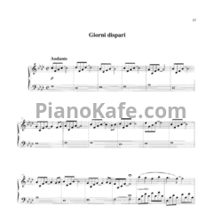 Ноты Ludovico Einaudi - Giorni sispari - предпросмотр