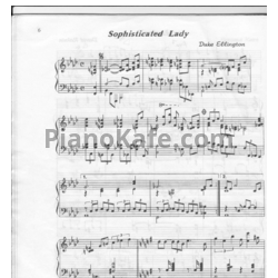 Ноты Duke Ellington - Sophisticated lady - предпросмотр