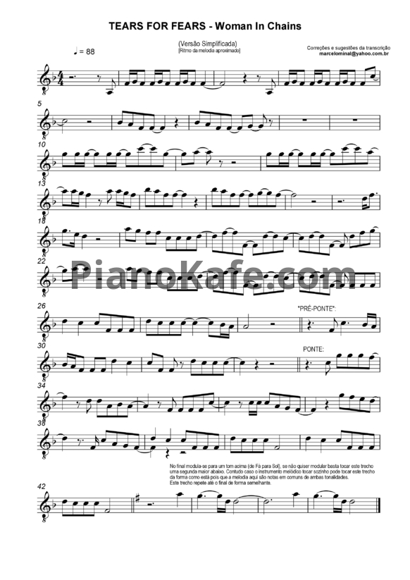 Ноты Александр Панайотов и Елена Алексеева - Женщина в цепях - PianoKafe.com
