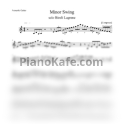 Ноты Bireli Lagrene - Minor swing (Bireli Lagrene live at the Festival 1985) - предпросмотр