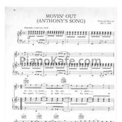 Ноты Billy Joel - Movin out (Anthony's song) - предпросмотр