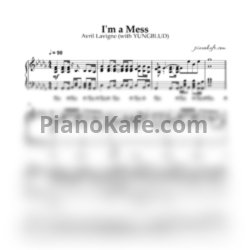 Ноты Avril Lavigne, YUNGBLUD - I'm a Mess (Piano cover) - предпросмотр