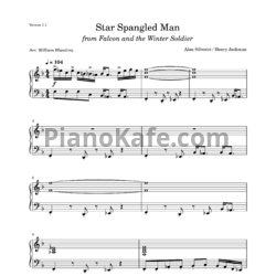 Ноты Alan Silvestri - Star spangled man - предпросмотр