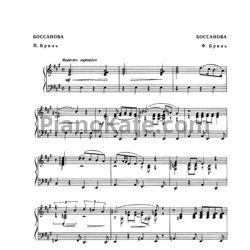 Ноты Ф. Бриль - Боссанова - предпросмотр