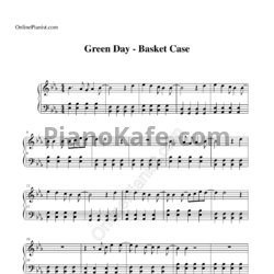 Ноты Green Day - Basket case - предпросмотр