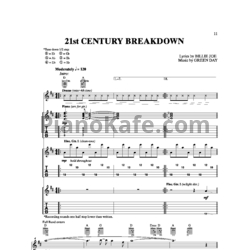 Ноты Green Day - 21 century breakdown - предпросмотр