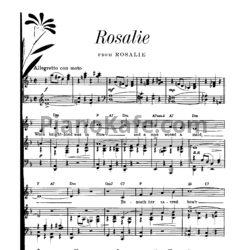 Ноты Cole Porter - Rosalie - предпросмотр