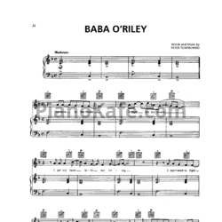 Who baba. Baba o Riley Ноты. Baba o'Riley Ноты для фортепиано. Baba o'Riley the who Ноты для гитары. Baba o Riley Ноты гитара.