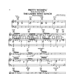 Ноты Barbra Streisand - Pretty women / The ladies who lunch - предпросмотр